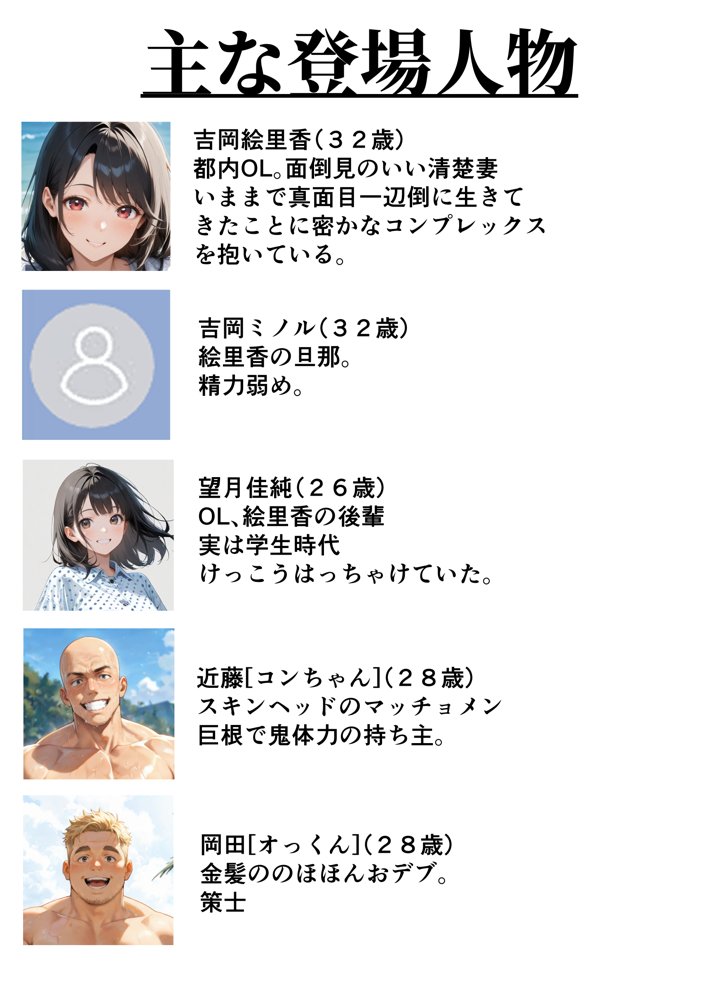 ヤリチンナンパ師に覚醒（NTR）させられた清楚妻【サークル闇鍋花火】 無料エロ漫画（同人誌）サンプル画像002