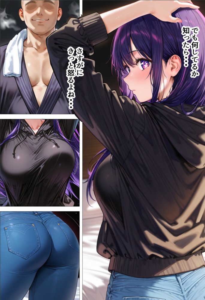 デート没収・分からせ調教 アイ編 〇〇からの呼び出し【AI魔法おじさん】 エロ同人誌画像 009