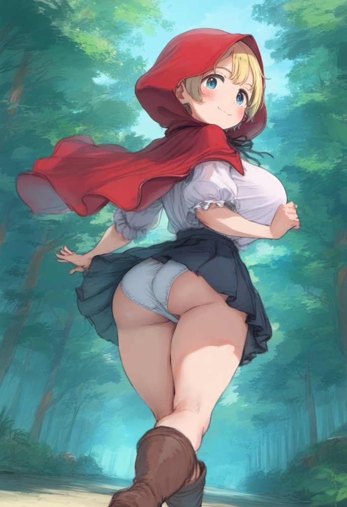 【世界種付劇場】おじさんが狼の赤ずきんちゃん【種付け出版】 無料エロ漫画（同人誌）サンプル画像003