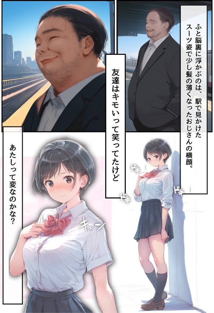 おじさん限定マッチングアプリ【おじ恋】で処女捧げちゃいました。【種付け出版】 無料エロ漫画（同人誌）サンプル画像004