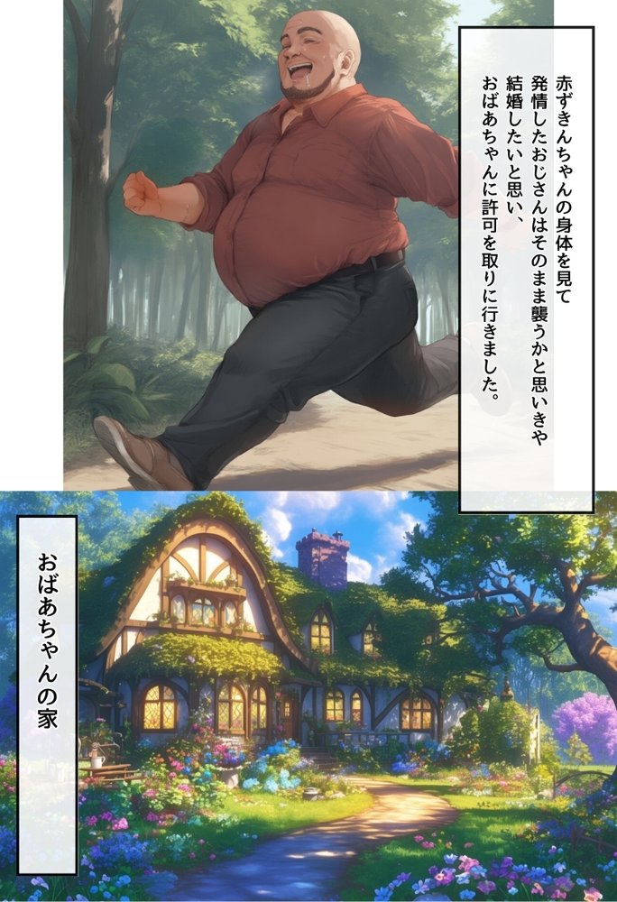 【世界種付劇場】おじさんが狼の赤ずきんちゃん【種付け出版】 無料エロ漫画（同人誌）サンプル画像018