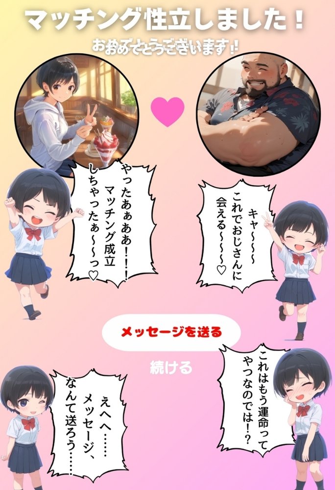 おじさん限定マッチングアプリ【おじ恋】で処女捧げちゃいました。【種付け出版】 無料エロ漫画（同人誌）サンプル画像020