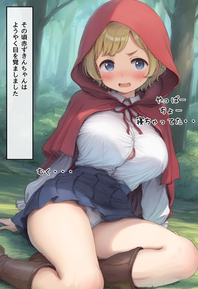 【世界種付劇場】おじさんが狼の赤ずきんちゃん【種付け出版】 無料エロ漫画（同人誌）サンプル画像024