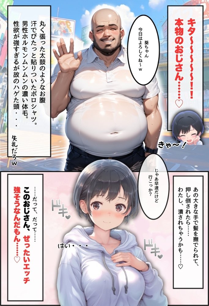 おじさん限定マッチングアプリ【おじ恋】で処女捧げちゃいました。【種付け出版】 無料エロ漫画（同人誌）サンプル画像026