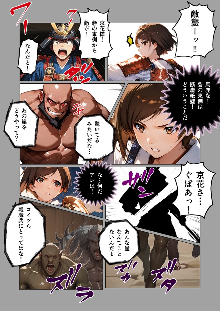 女剣士キョウカ【らくさい】