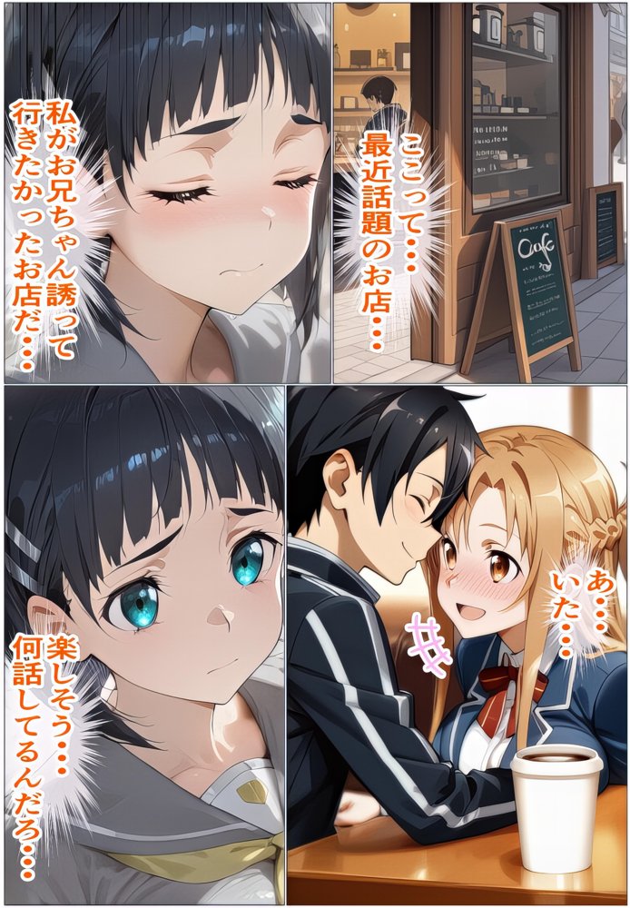 『限定割引』黒の剣士の三角関係〜めちゃくちゃに抱かれたいアスナ・兄のSEXを聞いて発情する直葉〜【東京アキバ同人倶楽部】 hitomi無料エロ漫画（同人誌）サンプル画像028