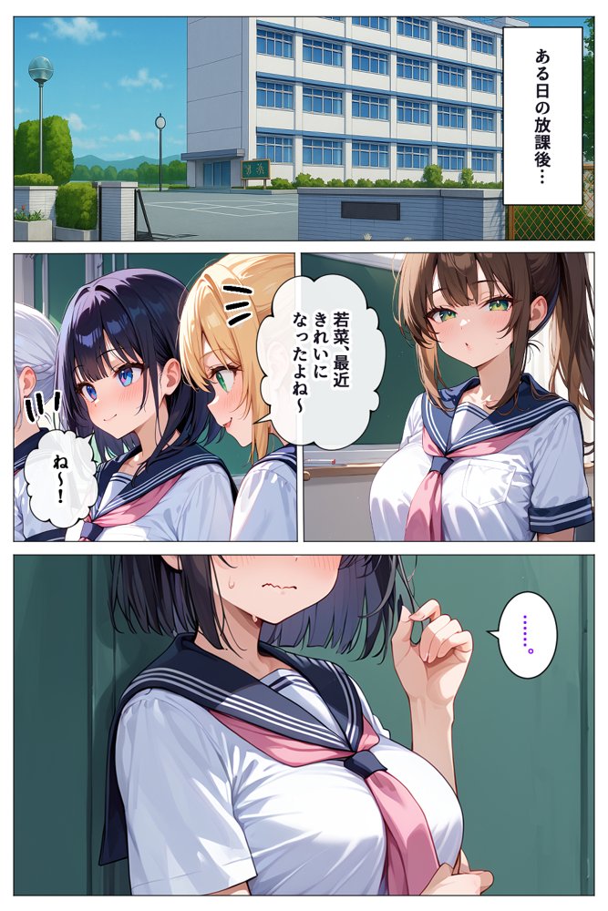 インチキマッサージ師とデカパイJKちゃんたち【デリカリカ】 エロ同人誌画像 001