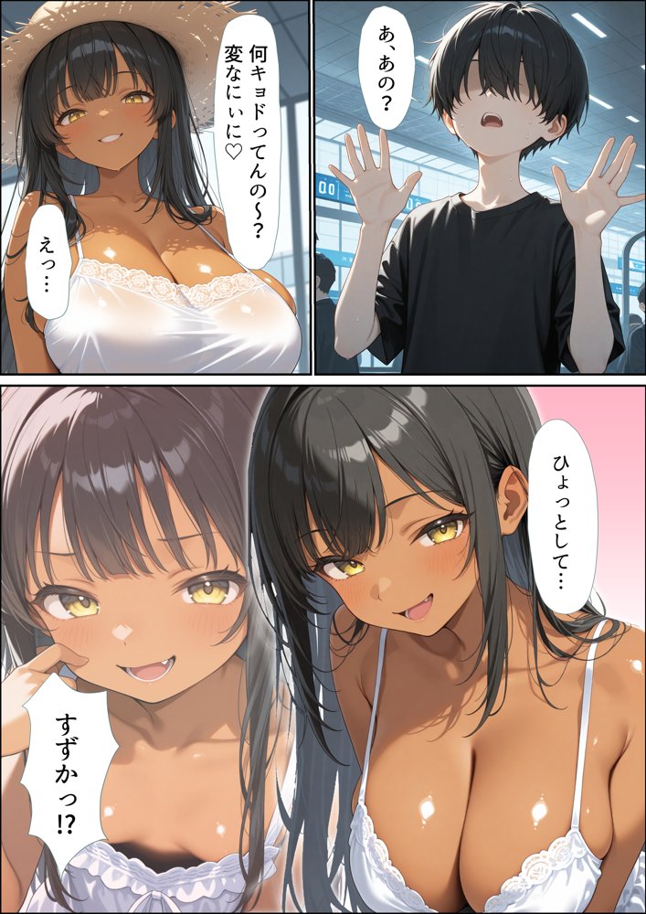 いとこのメス〇キがデカすぎる！〜力でもHでもわからされてます〜【メスガキっ娘ぐらし。】 hitomi無料エロ漫画（同人誌）サンプル画像005