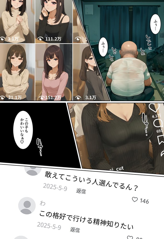 【ネトストおじさん】スキャンダルをネタに脅され調教〜キモオジのテクに快楽堕ちし海夢が性玩具になった話〜【女子校生ヒロインズ】 hitomi無料エロ漫画（同人誌）サンプル画像001