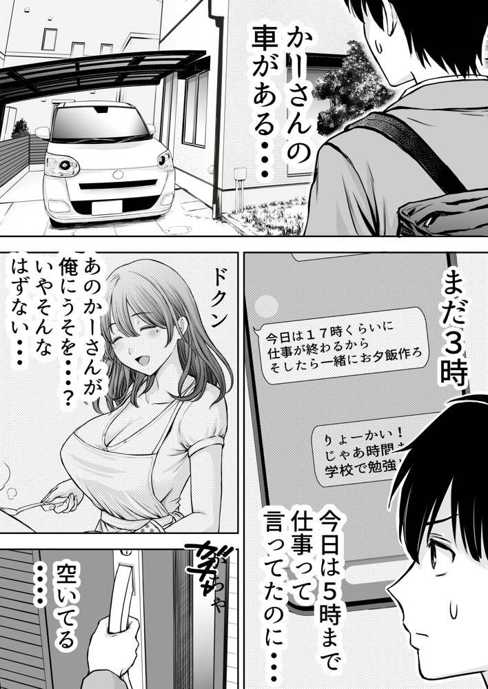 僕のかーちゃんがひきこもりニートデブ兄貴の性処理オナホになっていた話【たろバウム】 無料エロ漫画（同人誌）サンプル画像016