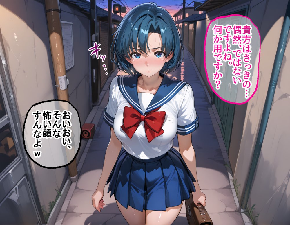 タバコを注意しただけなのに  セーラームーン  水野亜美編【完堕師】 無料エロ漫画（同人誌）サンプル画像007