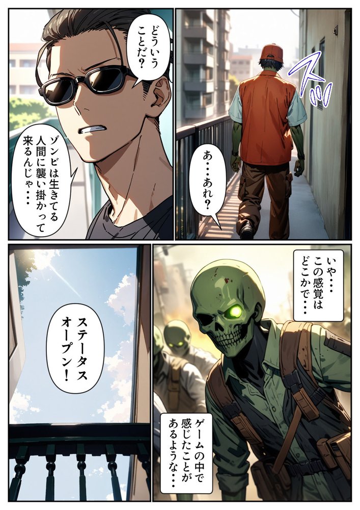 ゾンビがあふれる世界で俺だけゲームスキルが使える【パルテノンの宴】 無料エロ漫画（同人誌）サンプル画像009