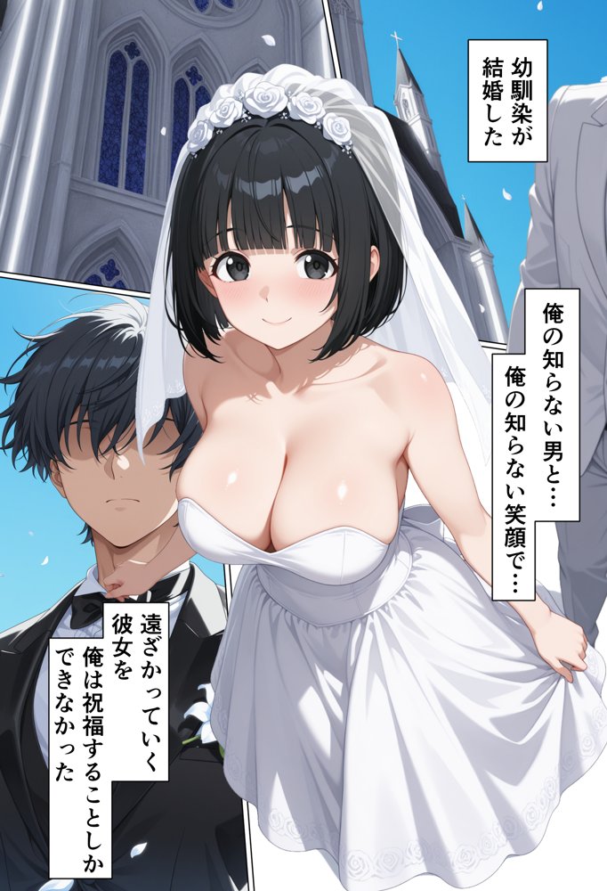 種無しの夫に代わって幼馴染と子作りする話【まんじゅしゃ】 hitomi無料エロ漫画（同人誌）サンプル画像001