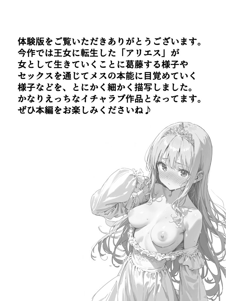 転生して王女になったオレが恋をするなんて！？【晴天艦】 エロ同人誌画像 020
