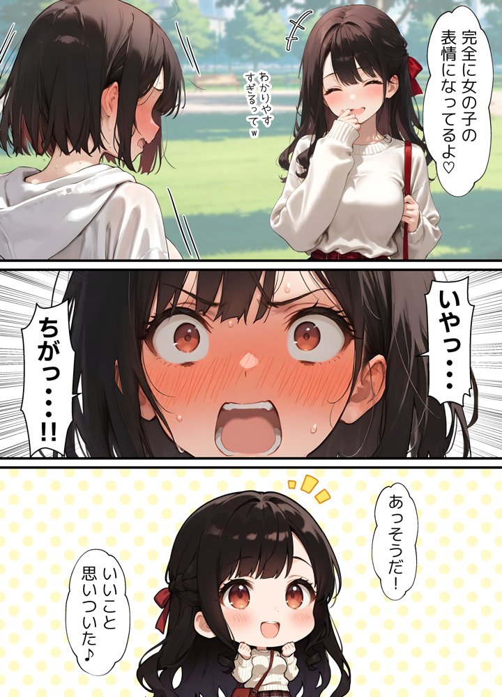女体化したオレが清楚系ビッチの妹のせいでチャラ男に強●メス堕ち【晴天艦】 無料エロ漫画（同人誌）サンプル画像038