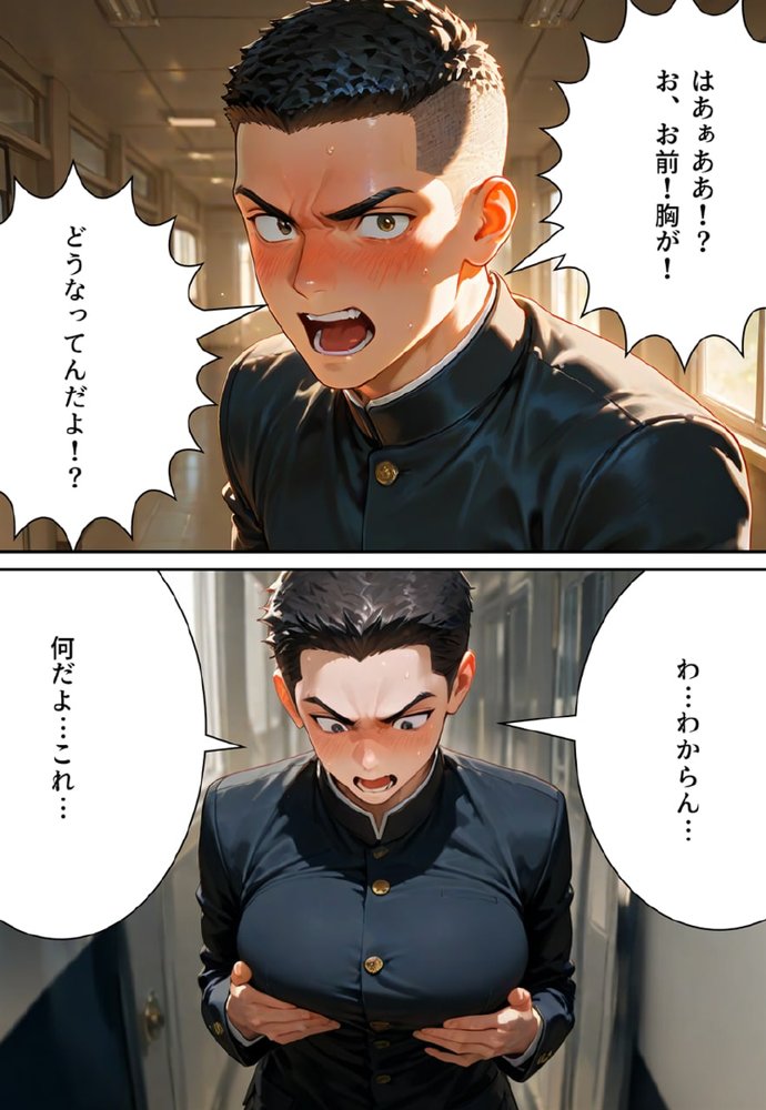 全校女体化★スクールジャッジ〜謎の美少女の裁きはセーラー服で下される〜【真城の秘宝館】 エロ同人誌画像 013