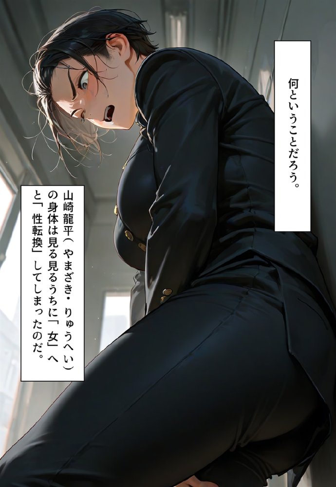 全校女体化★スクールジャッジ〜謎の美少女の裁きはセーラー服で下される〜【真城の秘宝館】 エロ同人誌画像 017