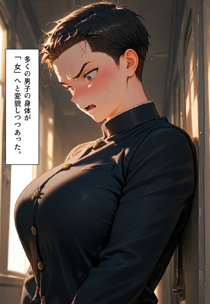 全校女体化★スクールジャッジ〜謎の美少女の裁きはセーラー服で下される〜【真城の秘宝館】 エロ同人誌画像 019