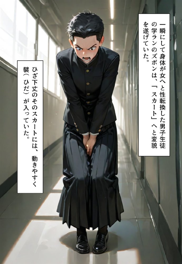 全校女体化★スクールジャッジ〜謎の美少女の裁きはセーラー服で下される〜【真城の秘宝館】 エロ同人誌画像 025