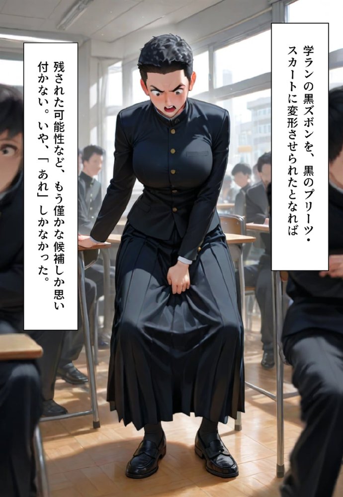 全校女体化★スクールジャッジ〜謎の美少女の裁きはセーラー服で下される〜【真城の秘宝館】 エロ同人誌画像 033