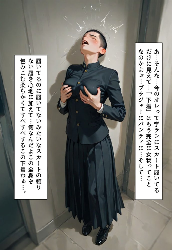 全校女体化★スクールジャッジ〜謎の美少女の裁きはセーラー服で下される〜【真城の秘宝館】 エロ同人誌画像 044