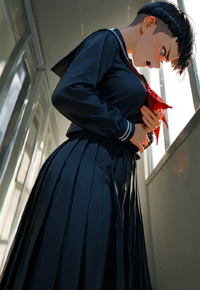 全校女体化★スクールジャッジ〜謎の美少女の裁きはセーラー服で下される〜【真城の秘宝館】 エロ同人誌画像 050