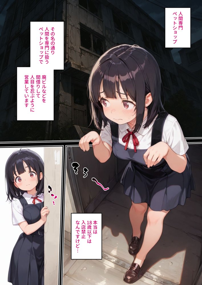 人間専門ペットショップ【砂糖愛好会】 無料エロ漫画（同人誌）サンプル画像002