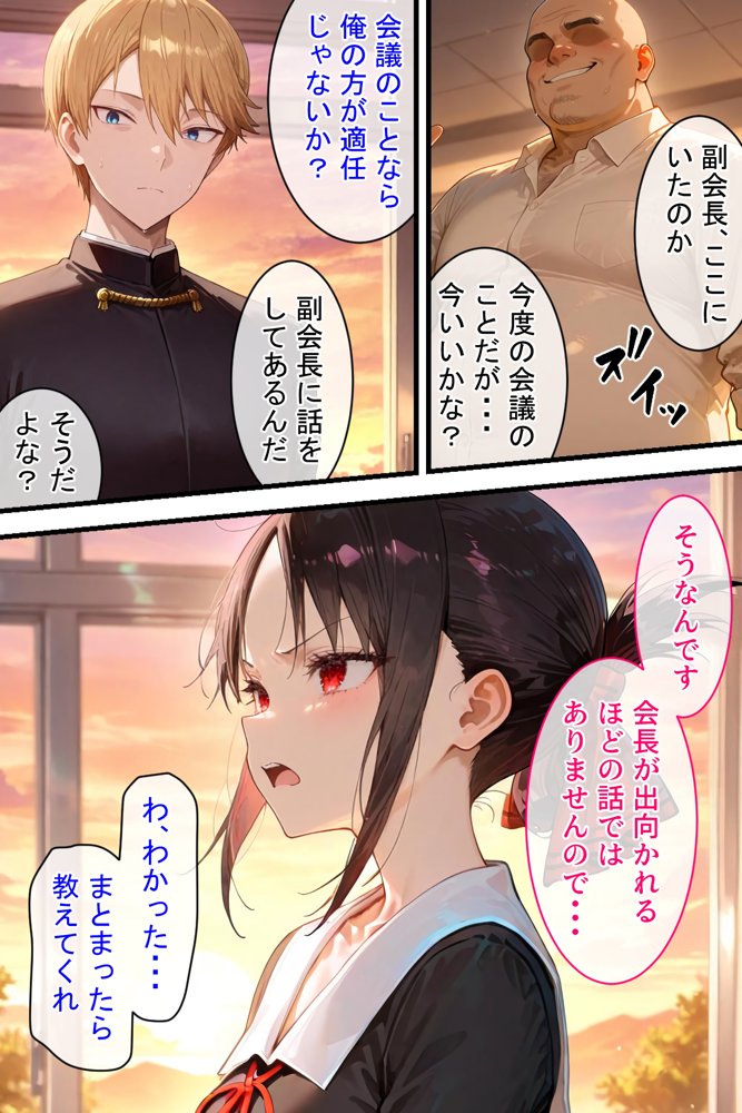 憧れの処女ヒロインが絶倫おじさんによって快楽堕ち性●隷にされる話 四宮かぐや編【のびのびのびっくす】 hitomi無料エロ漫画（同人誌）サンプル画像003