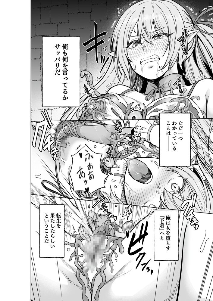 呪いの下着転生   〜ヒロインたちは触手下着に寄生されました〜【コミカライズ版】【聖華快楽書店】 hitomi無料エロ漫画（同人誌）サンプル画像003