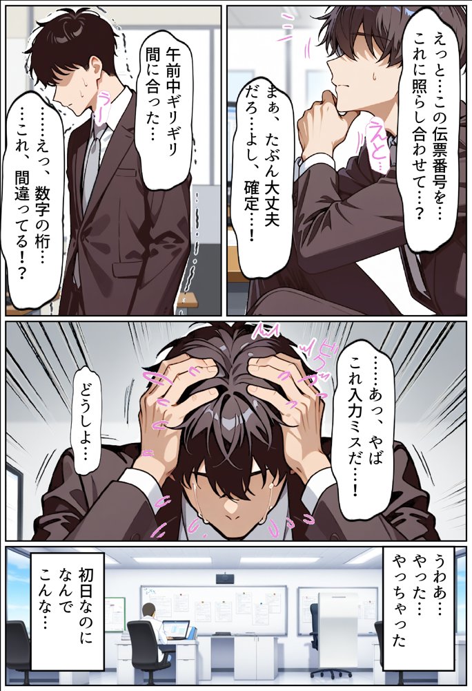 いい歳こいてどすけべな女上司の寝取られ新人性指導【ちるイル】 エロ同人誌画像 003