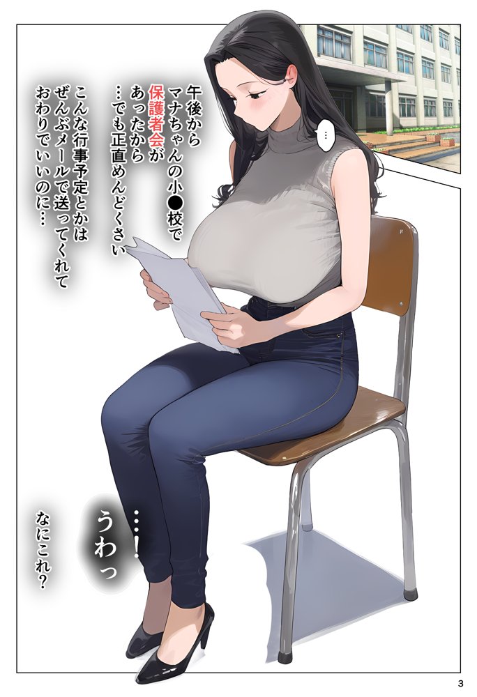 催●アプリで全員支配、妊娠適齢デカ乳美人おじさん赤ちゃん托卵中4【パニックアメリカ】 無料エロ漫画（同人誌）サンプル画像003