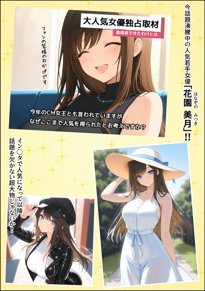 一獲千女〜女が当たる宝くじで一等を当てた男〜【人気若手女優編】【しゃる】