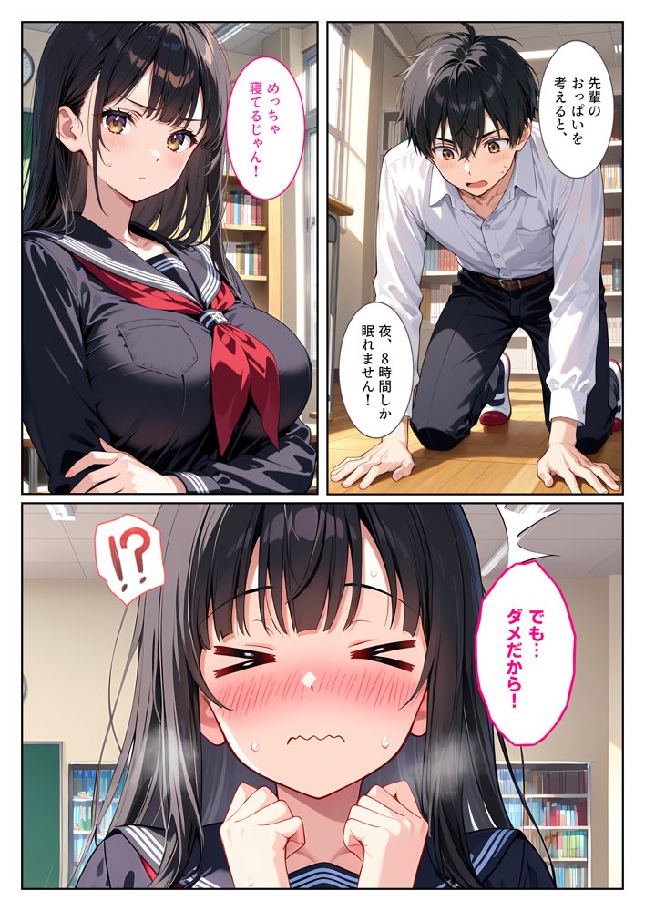文芸部の先輩（爆乳）におっぱい揉ませてと土下座でお願いしたら…【StudioSR（妹･人妻･巨乳推し）】
