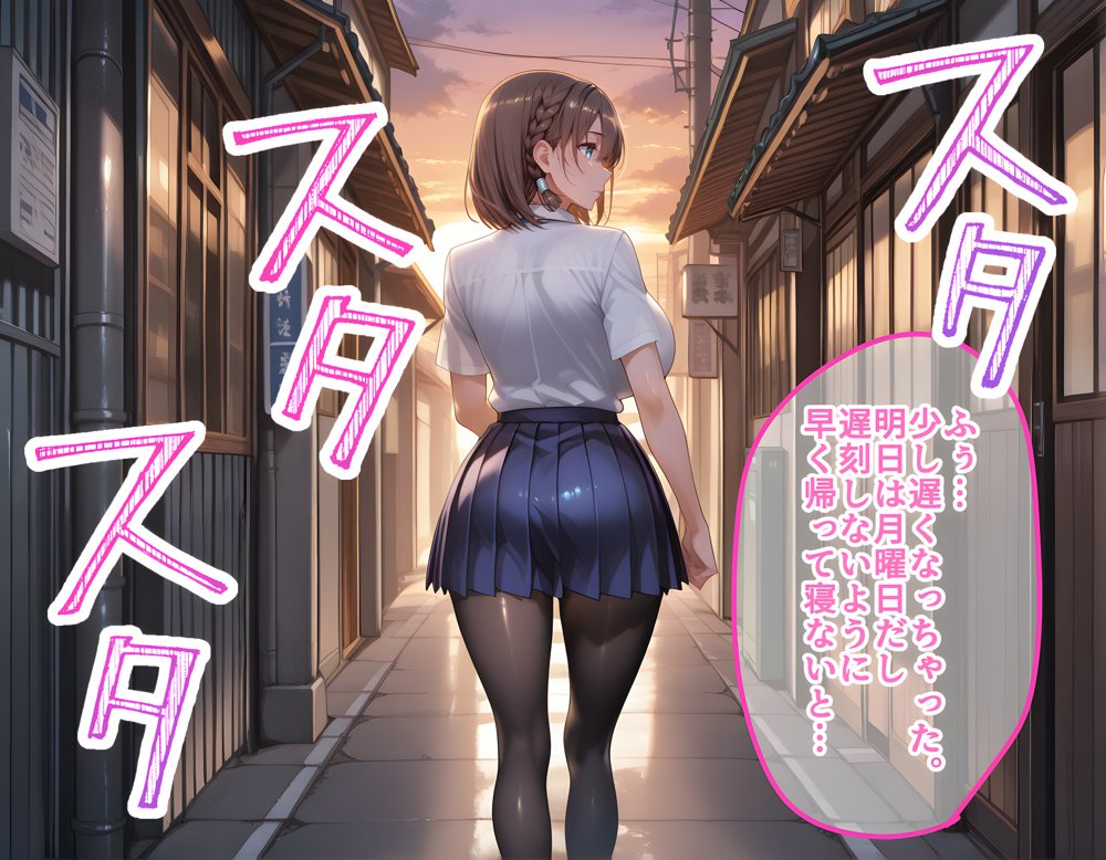 タバコを注意しただけなのに  月曜日のたわわ  アイちゃん編【完堕師】 hitomi無料エロ漫画（同人誌）サンプル画像008