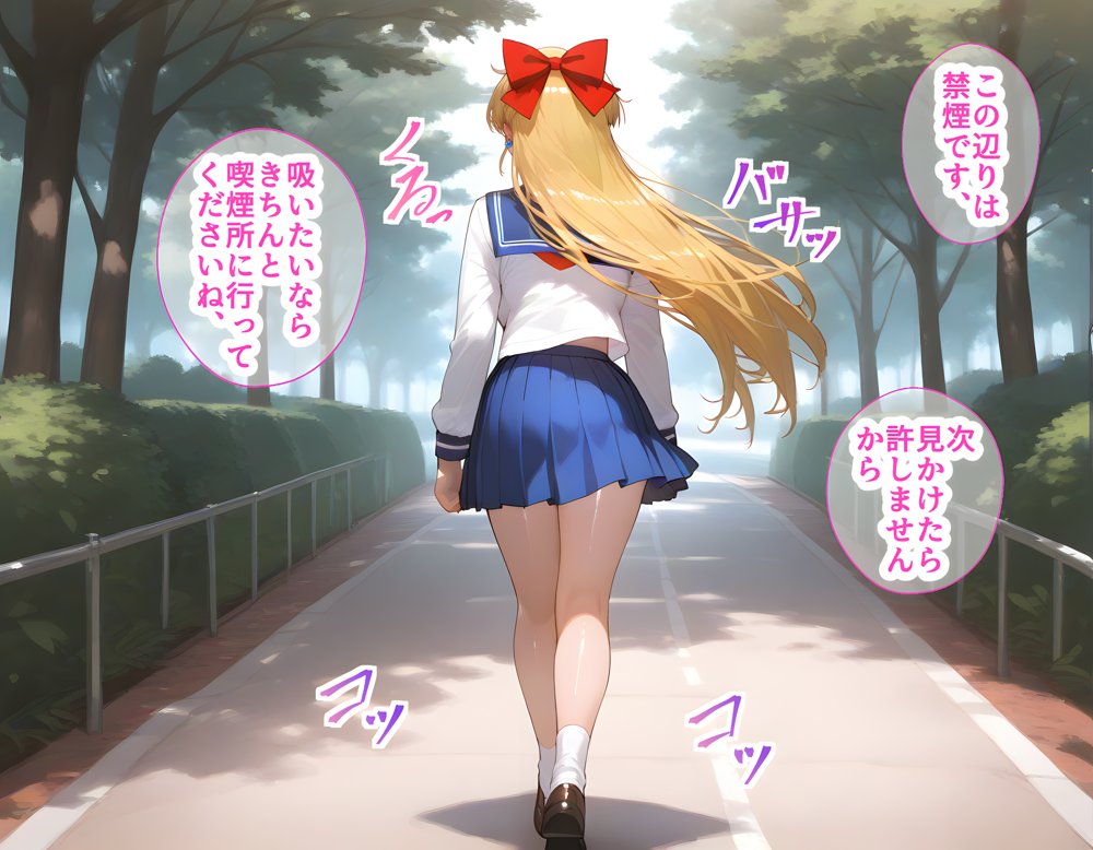 タバコを注意しただけなのに  セーラームーン 愛野美奈子編【完堕師】 hitomi無料エロ漫画（同人誌）サンプル画像011