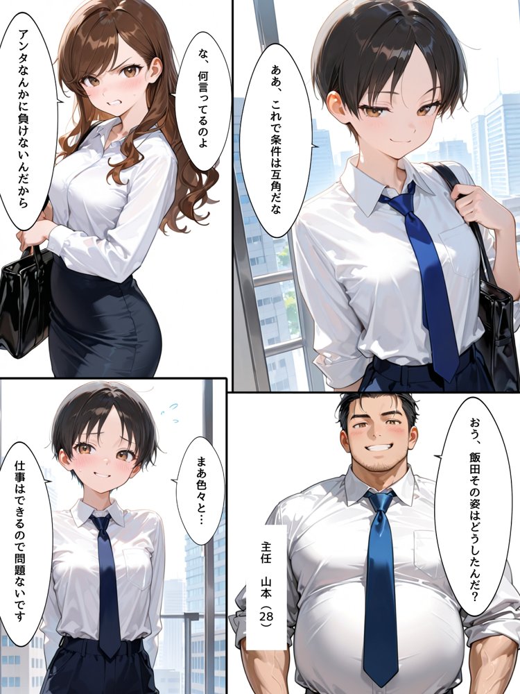 女体化アプリに課金してOL性活はじめました【チョコラッテ】 無料エロ漫画（同人誌）サンプル画像014