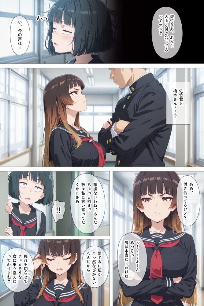 とにかくヤリたくて妥協の末付き合った地味顔で貧相な体の女子をうっかり孕ませてしまった俺の末路 hitomi無料エロ漫画（同人誌）サンプル画像035