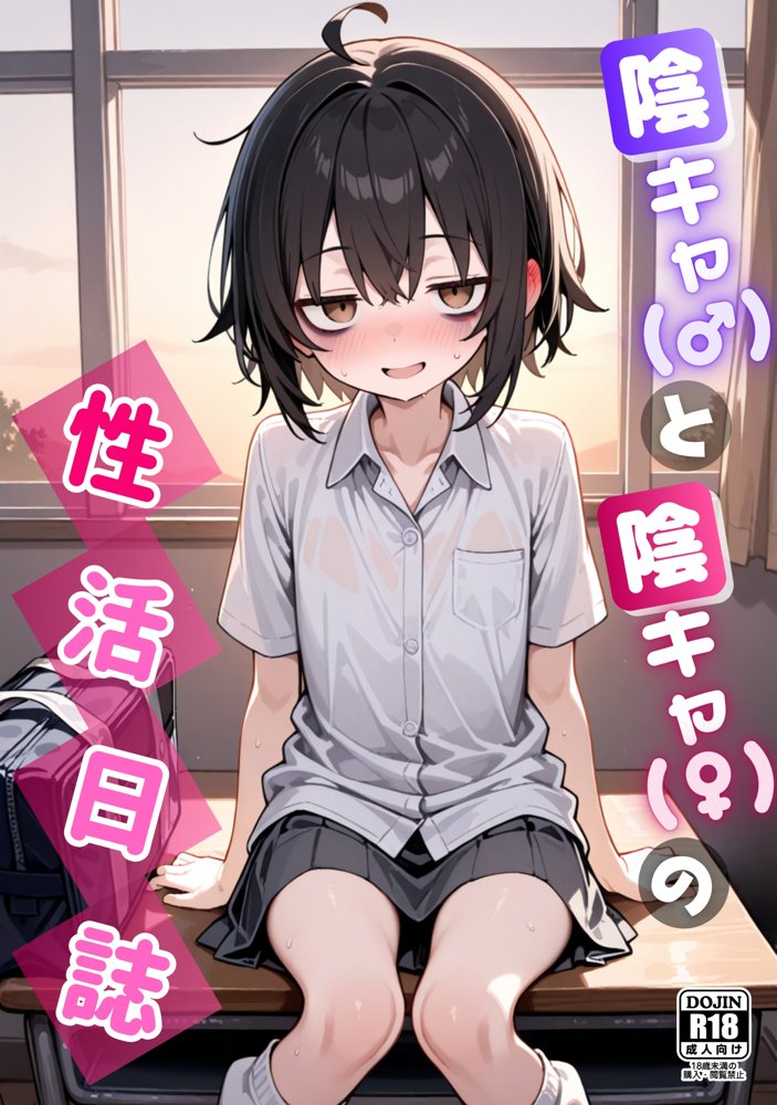 陰キャ（♂）と陰キャ（♀）の性活日誌【永依藍LAB（えーあいらぼ）】 hitomi無料エロ漫画（同人誌）サンプル画像001