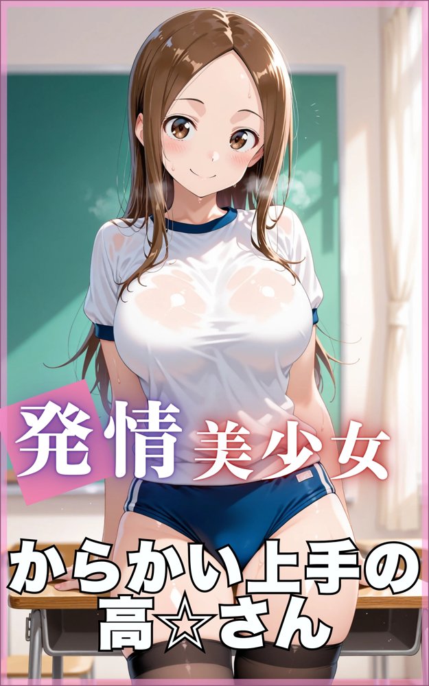 【発情美少女】からかい上手の高☆さん【画像生成マン】 hitomi無料エロ漫画（同人誌）サンプル画像001