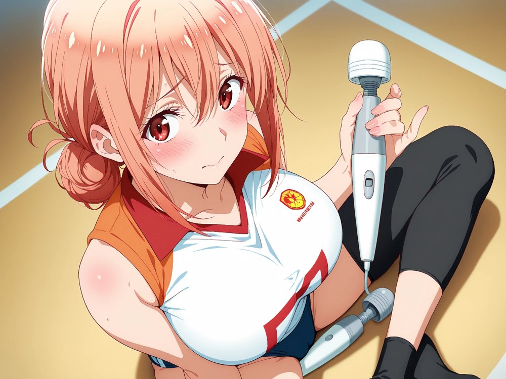 【発情ヒロイン】【ガハママ】ブルマ妻の汗だくレッスン  〜コートに響く禁断の喘ぎ〜【画像生成マン】 hitomi無料エロ漫画（同人誌）サンプル画像008