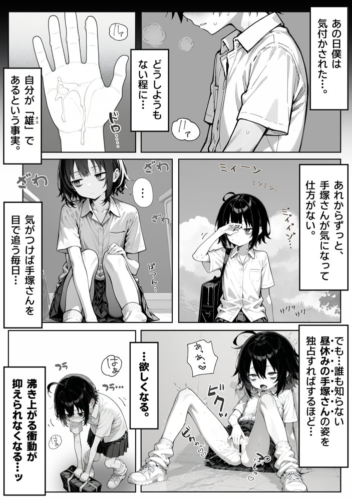 陰キャ（♂）と陰キャ（♀）の性活日誌【永依藍LAB（えーあいらぼ）】 hitomi無料エロ漫画（同人誌）サンプル画像002