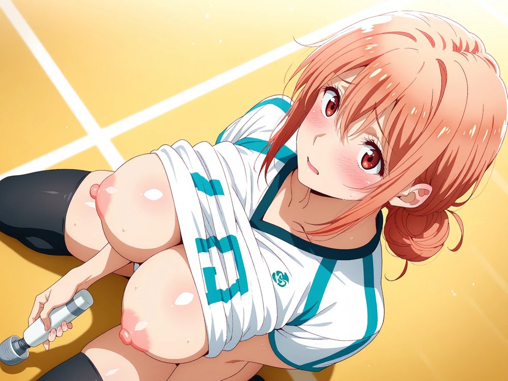 【発情ヒロイン】【ガハママ】ブルマ妻の汗だくレッスン  〜コートに響く禁断の喘ぎ〜【画像生成マン】 hitomi無料エロ漫画（同人誌）サンプル画像014