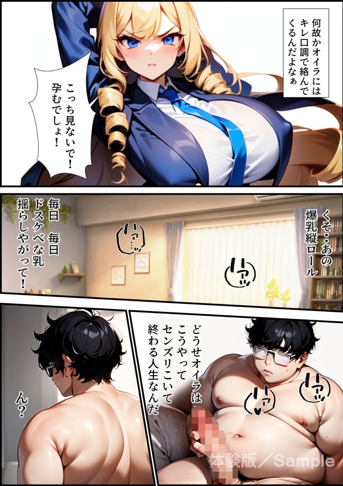 ブサメン孕ませ出産法_FILE01:折本エリカ〜無責任中出し婚前交渉〜【イカ弾】 hitomi無料エロ漫画（同人誌）サンプル画像003
