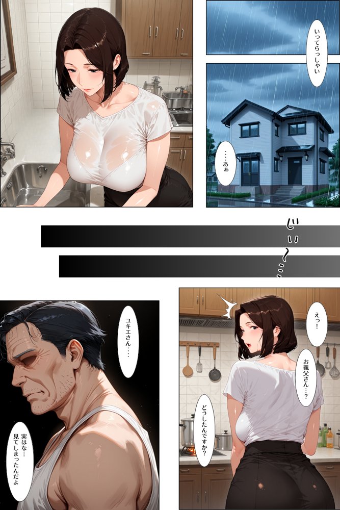 レスられ妻が義父に寝取られ孕む噺【えち詩人】 エロ同人誌画像 013