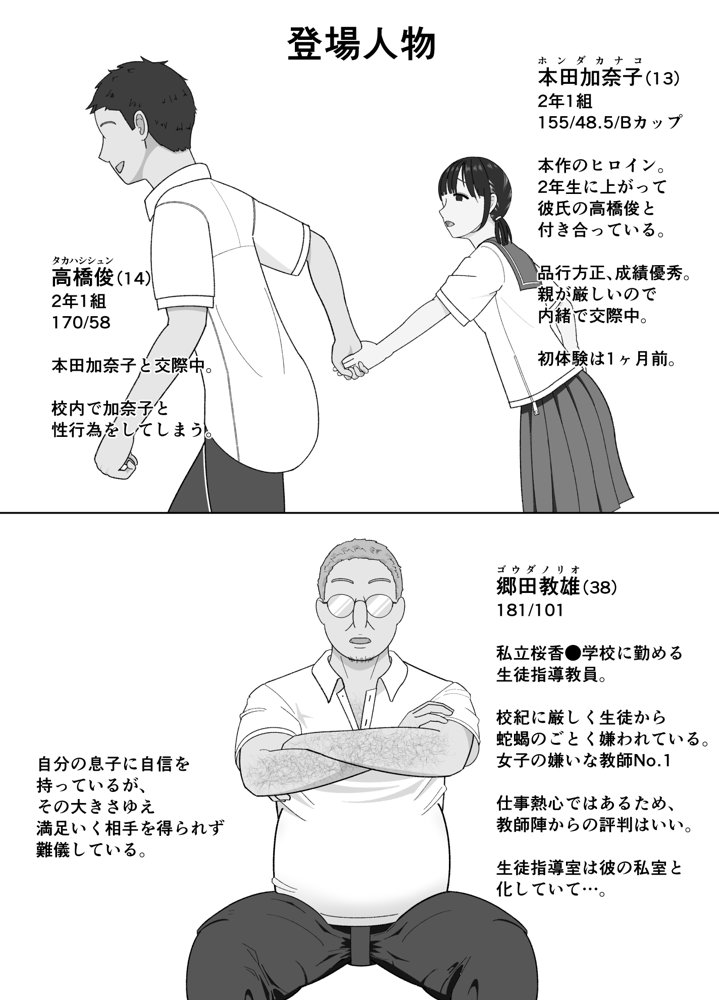 19cmが挿入るまで〜NTR拡張指導〜【仔じら園】