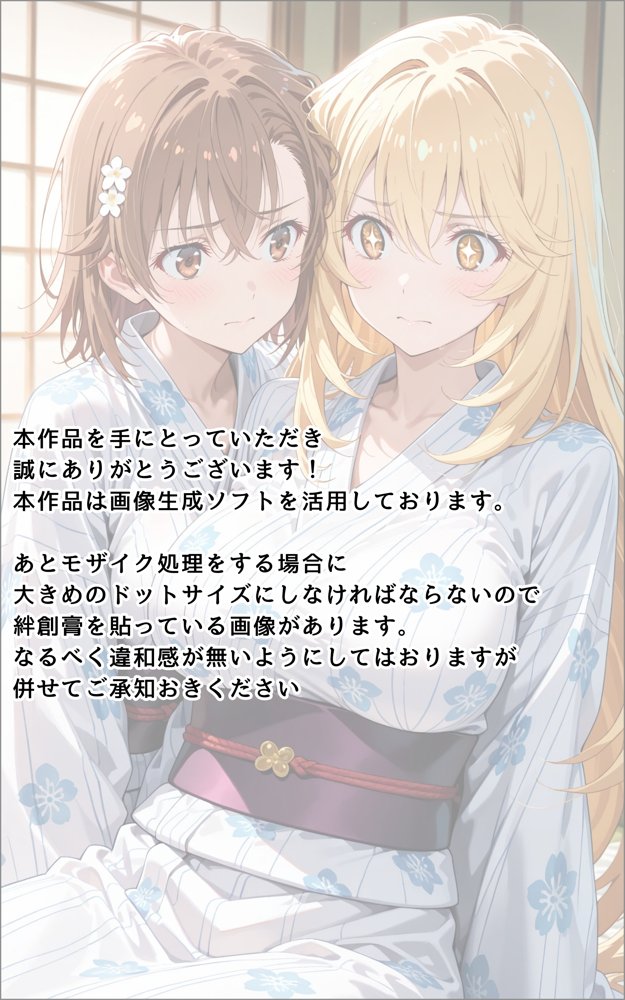 【百合】【発情美少女】とある科学〇超電磁砲 御坂〇琴 × 食蜂〇祈【画像生成マン】
