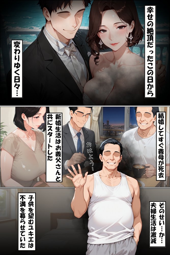 レスられ妻が義父に寝取られ孕む噺【えち詩人】 エロ同人誌画像 003
