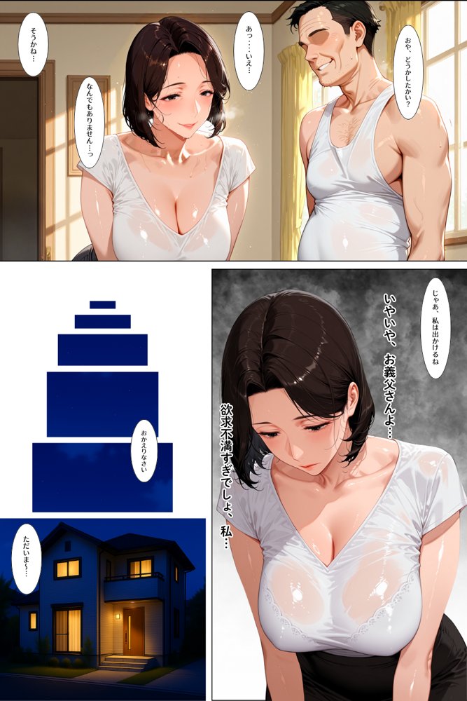 レスられ妻が義父に寝取られ孕む噺【えち詩人】 エロ同人誌画像 005