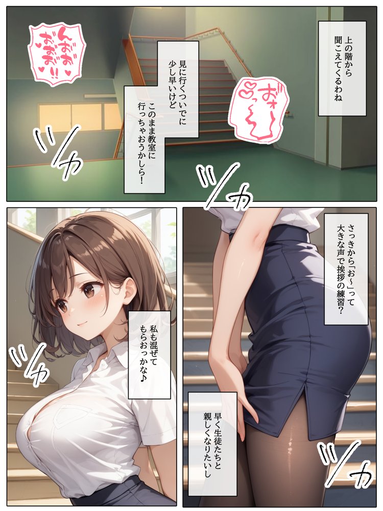 【コミック版】性処理学園〜転勤・処女教師編〜【AOI】 hitomi無料エロ漫画（同人誌）サンプル画像045