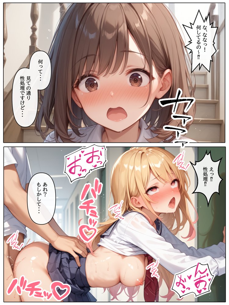 【コミック版】性処理学園〜転勤・処女教師編〜【AOI】 hitomi無料エロ漫画（同人誌）サンプル画像050